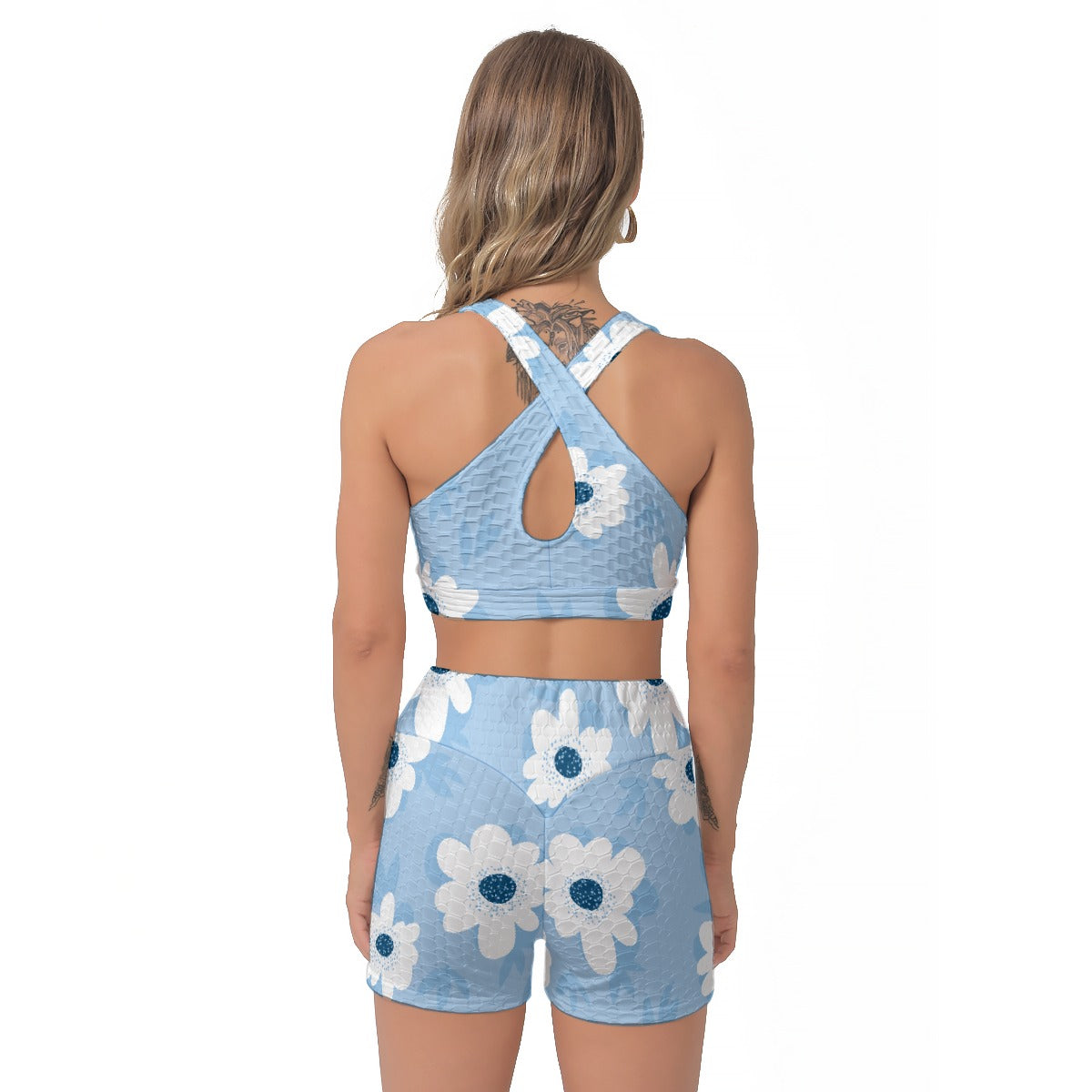 All-Over Print Women's Sports Bra Suit