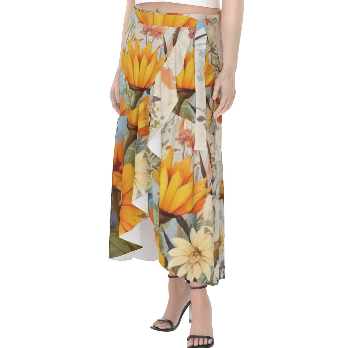 All-Over Print Women's Wrap Skirt