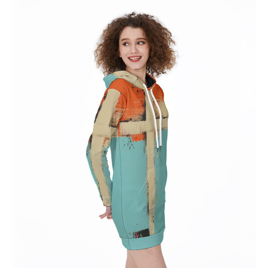 All-Over Print Women's Long Hoodie