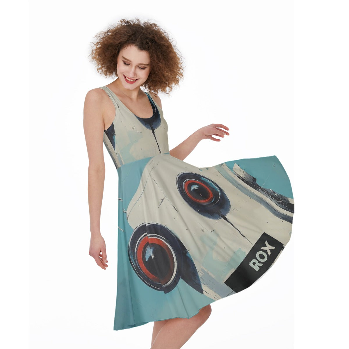 All-Over Print Women's Sleeveless Dress