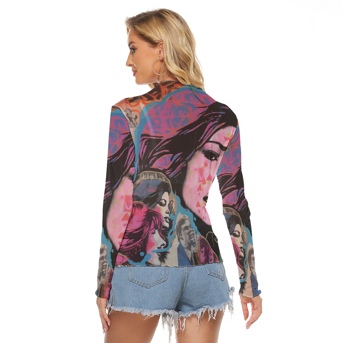 All-Over Print Women's Mesh T-shirt