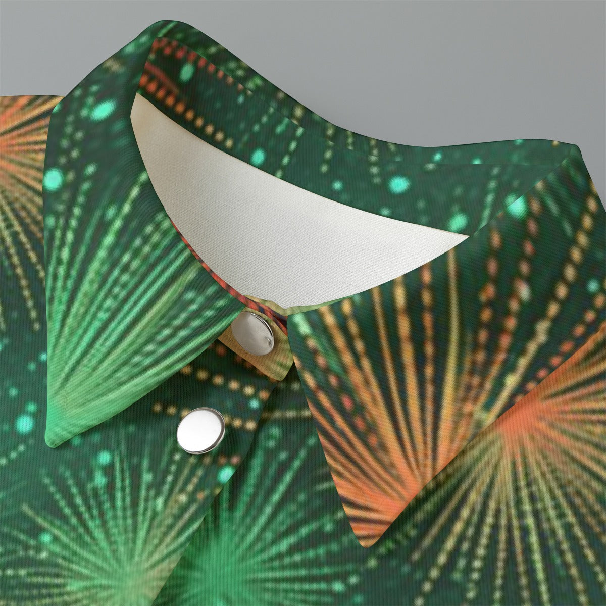 All-Over Print Women's Cropped Jacket | 245GSM Cotton
