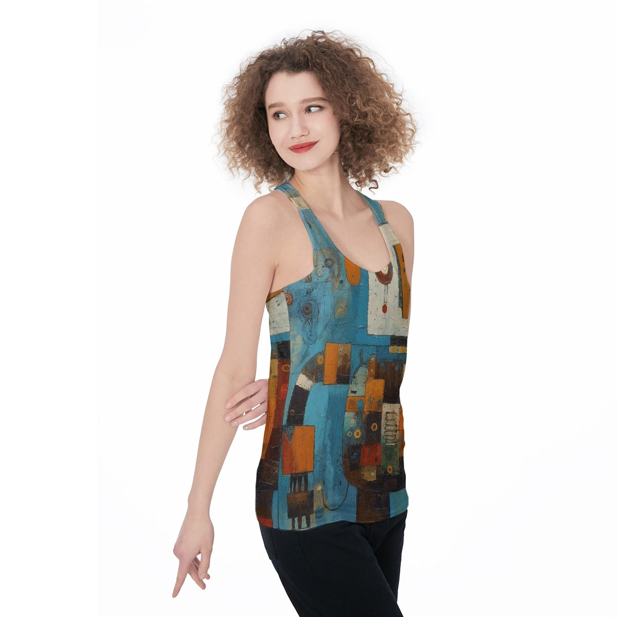 All-Over Print Women's Racerback Tank Top
