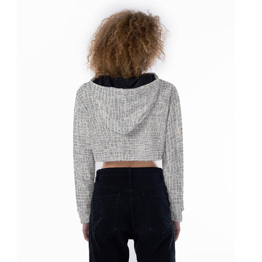 All-Over Print Women's Crop Top Hoodie