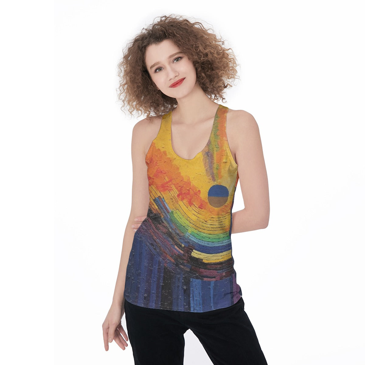 All-Over Print Women's Racerback Tank Top