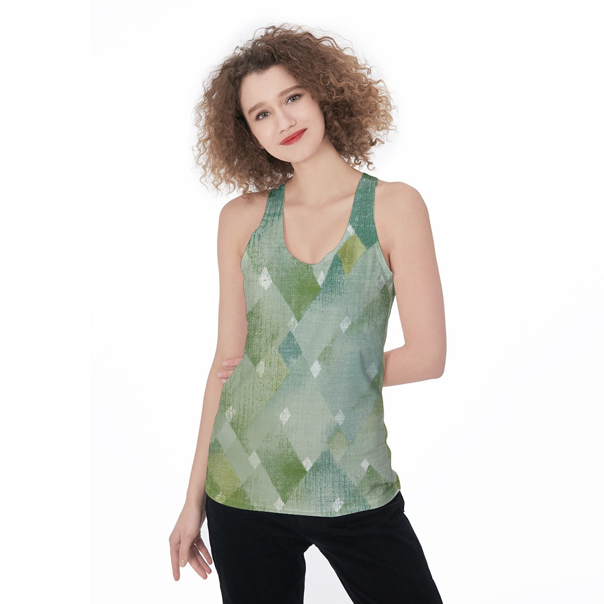 All-Over Print Women's Racerback Tank Top
