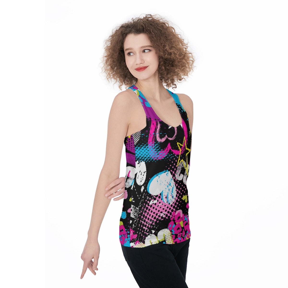 All-Over Print Women's Racerback Tank Top