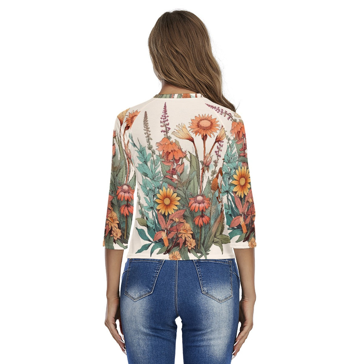All-Over Print Women's Raglan Sleeves T-shirts