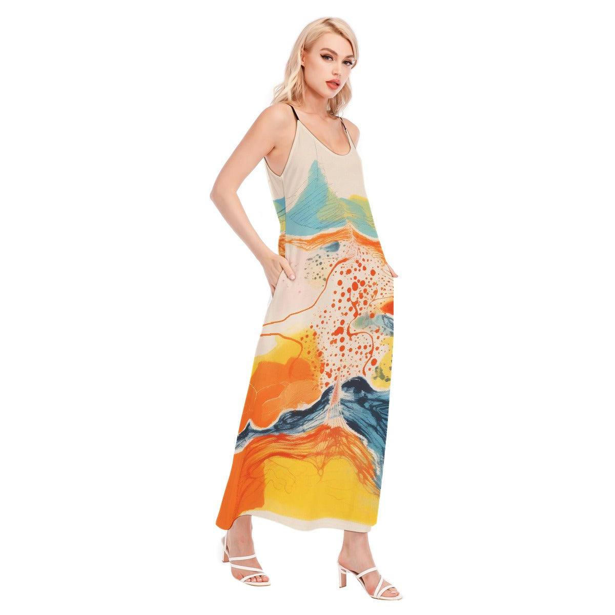 All-Over Print Women's Sling Dress