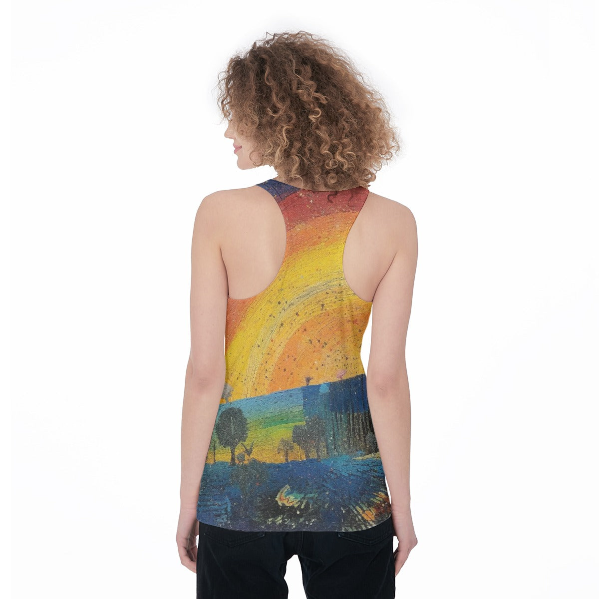 All-Over Print Women's Racerback Tank Top