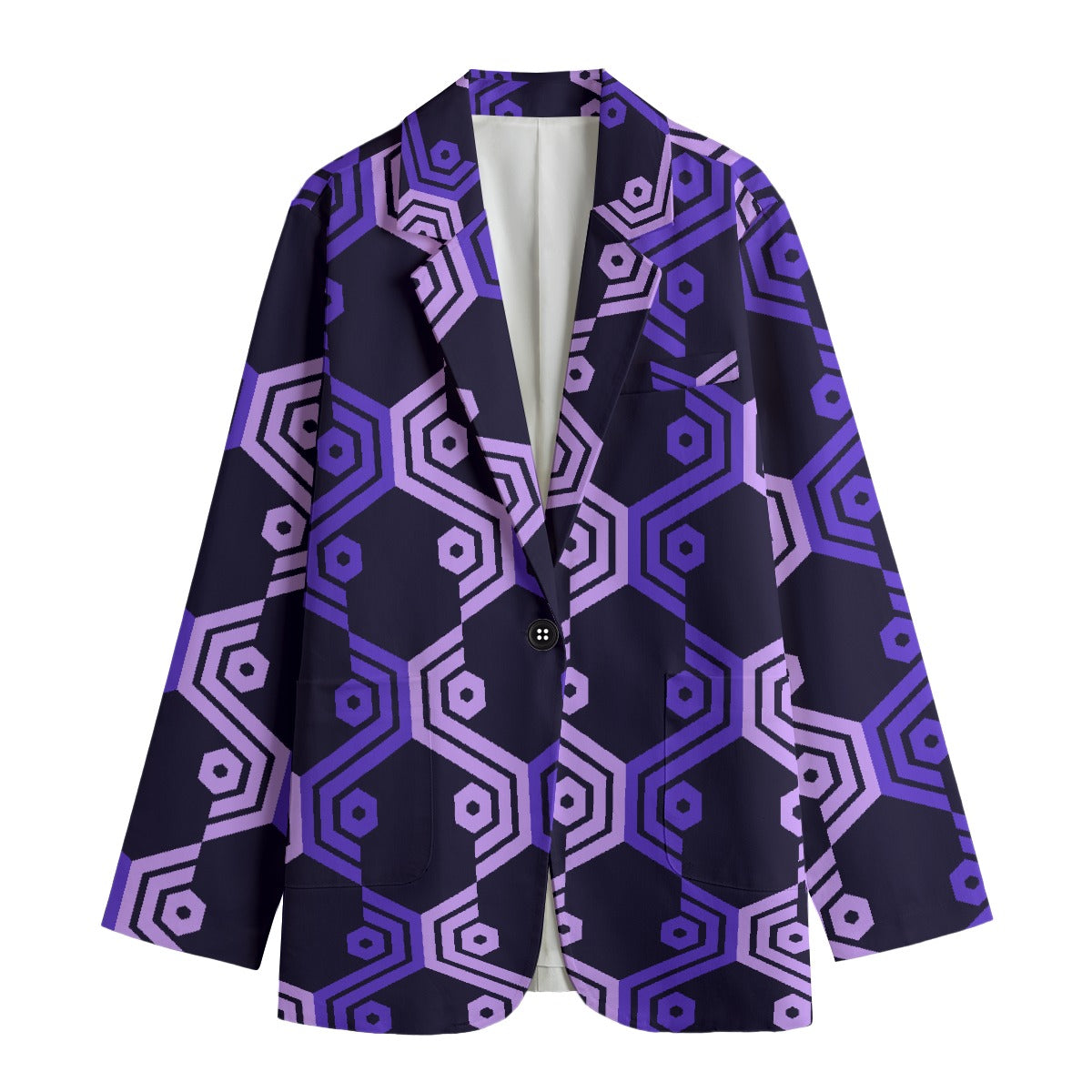All-Over Print Women's Leisure Blazer