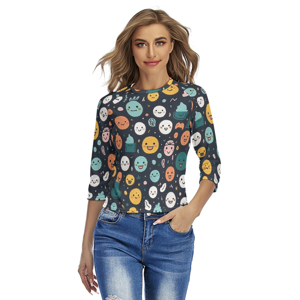 All-Over Print Women's Raglan Sleeves T-shirts