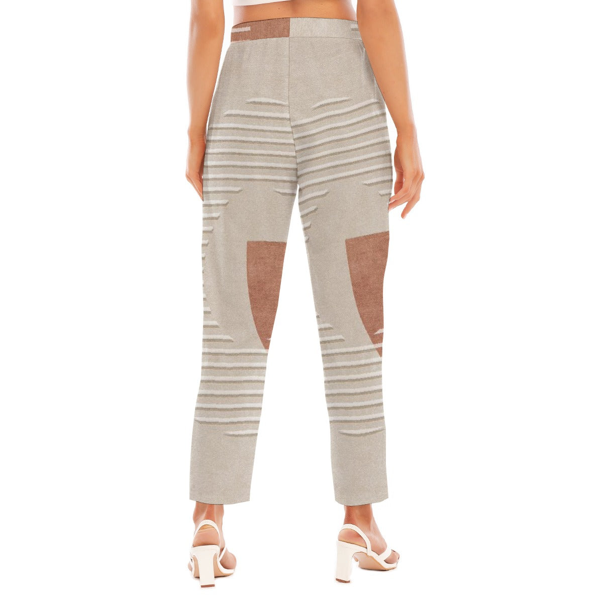 All-Over Print Women's Loose Straight-leg Pants