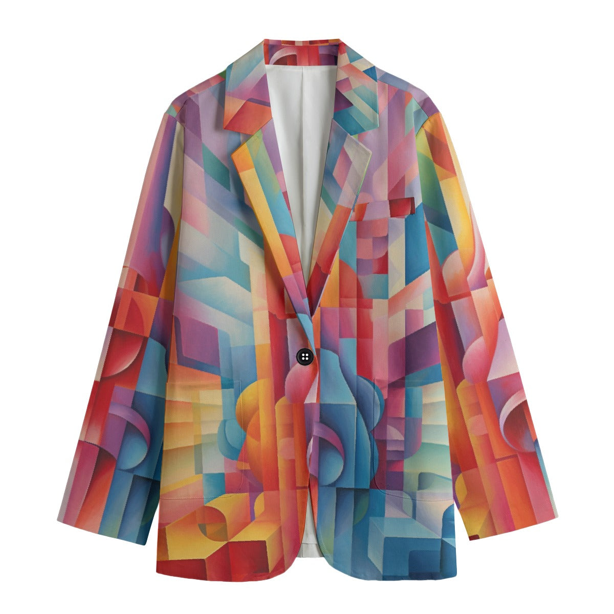 All-Over Print Women's Leisure Blazer