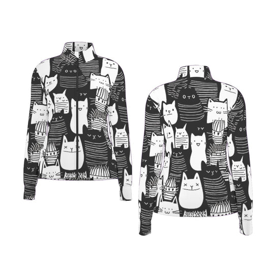 All-Over Print Women's Long Sleeve Thumbhole Jacket