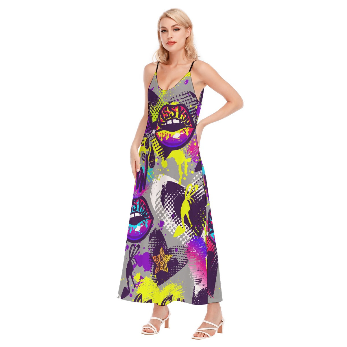 All-Over Print Women's Sling Dress