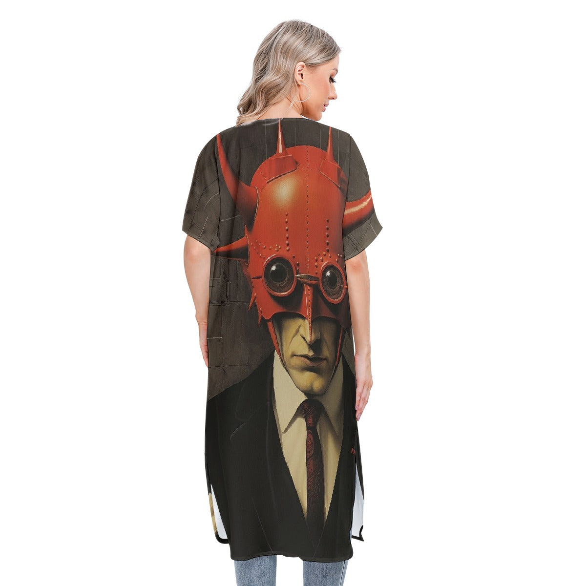 All-Over Print Women's Short Sleeve Cardigan