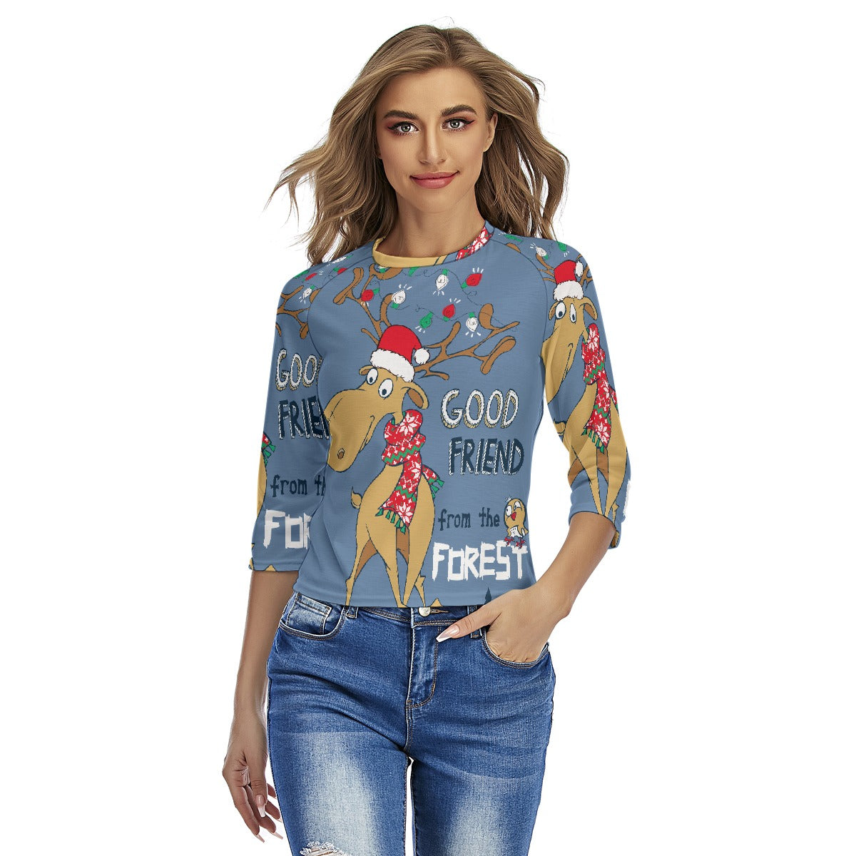 All-Over Print Women's Raglan Sleeves T-shirts