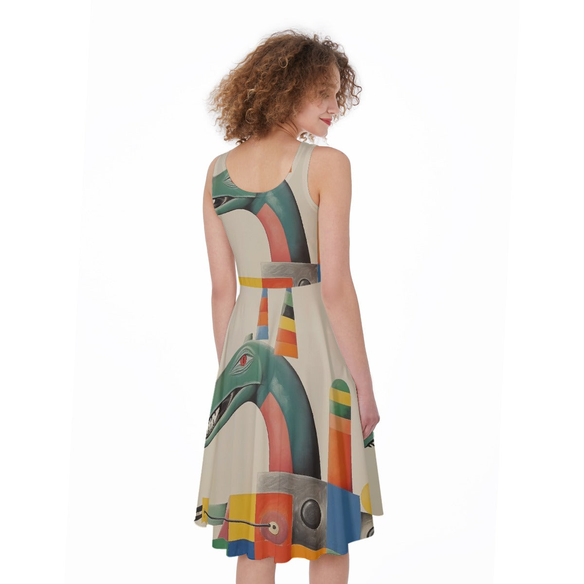 All-Over Print Women's Sleeveless Dress