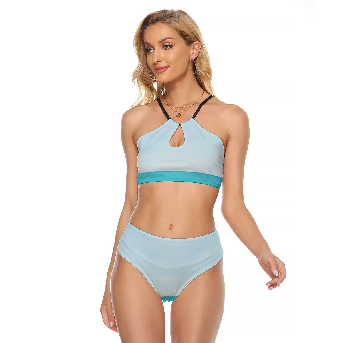 All-Over Print Women's Cami Keyhole One-piece Swimsuit