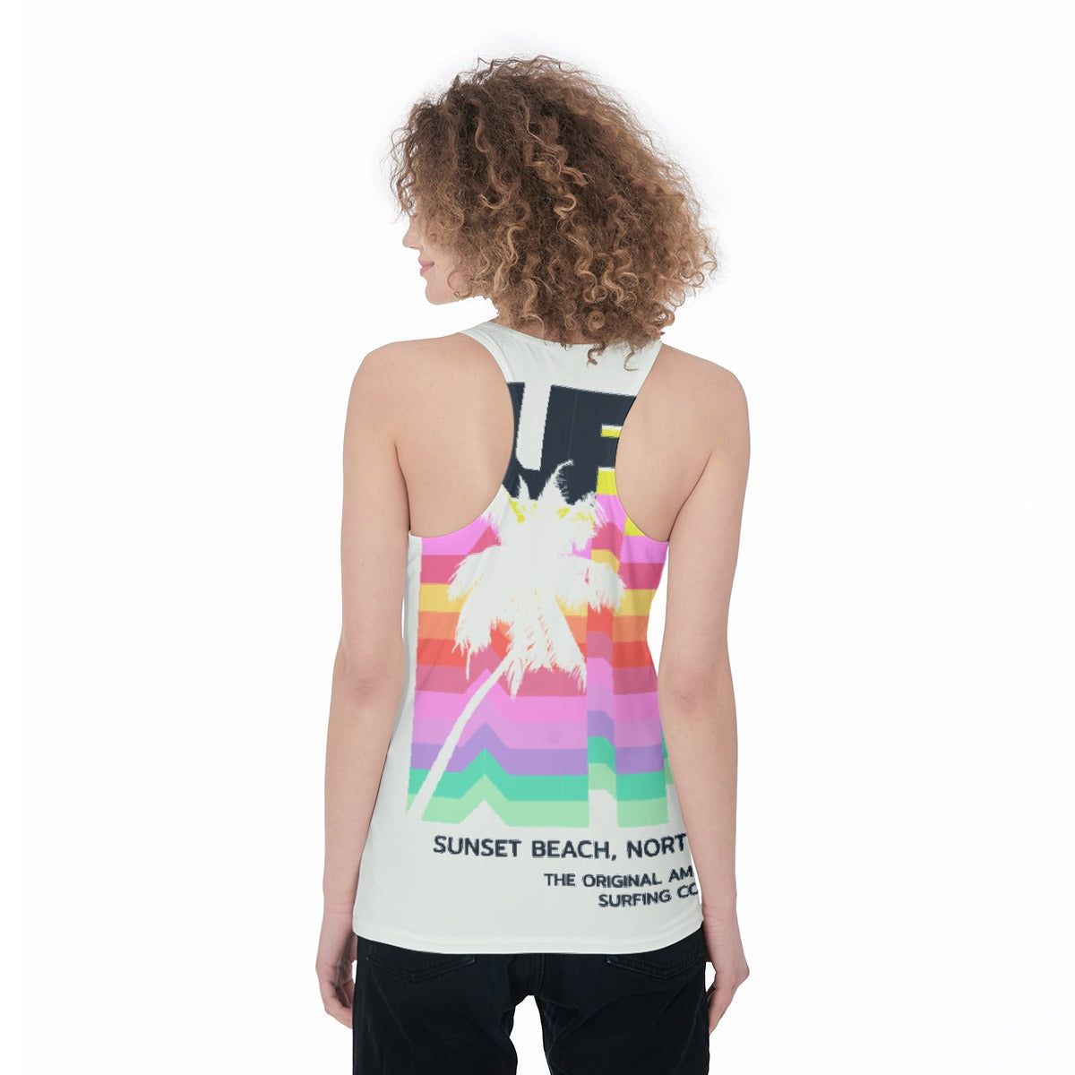 All-Over Print Women's Racerback Tank Top