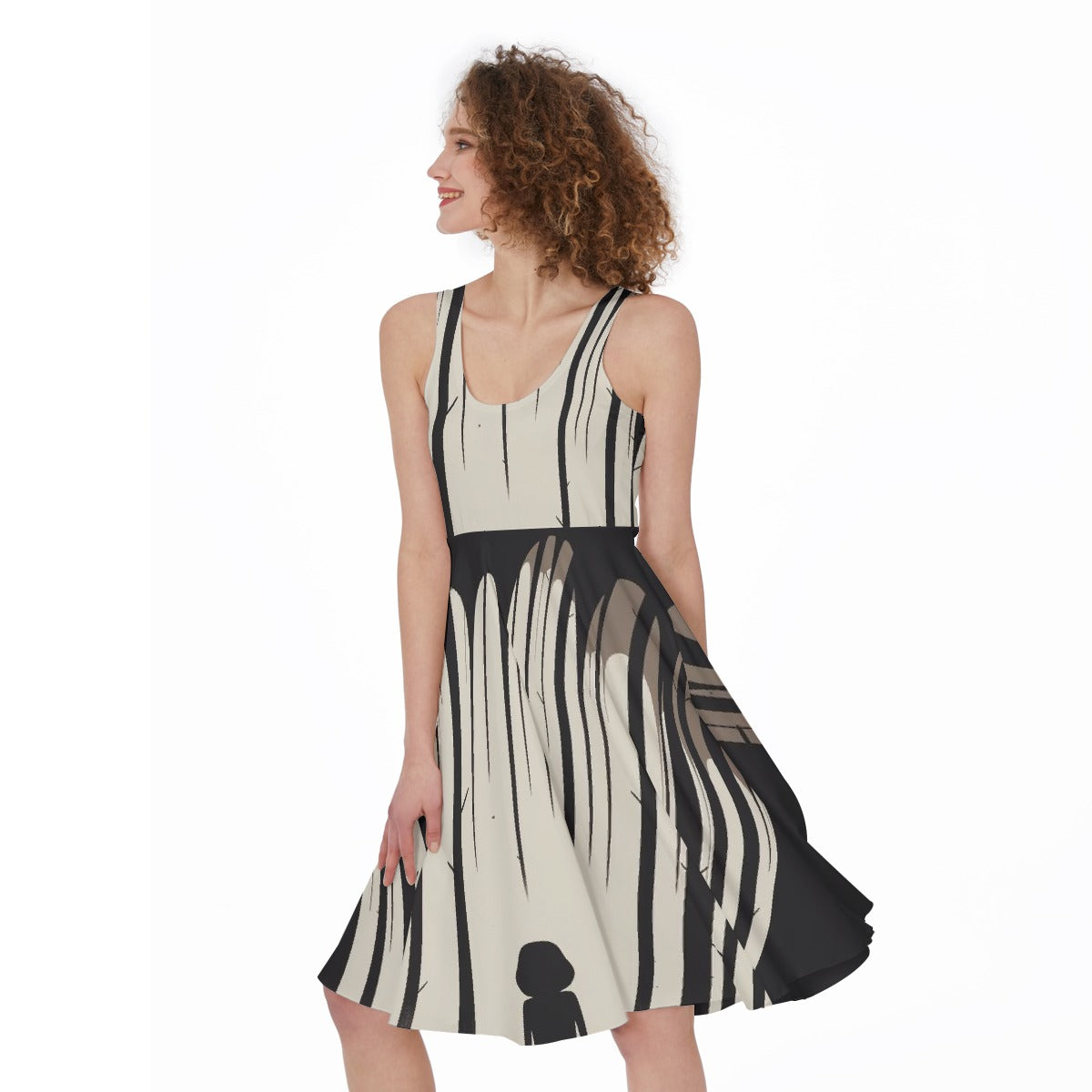 All-Over Print Women's Sleeveless Dress