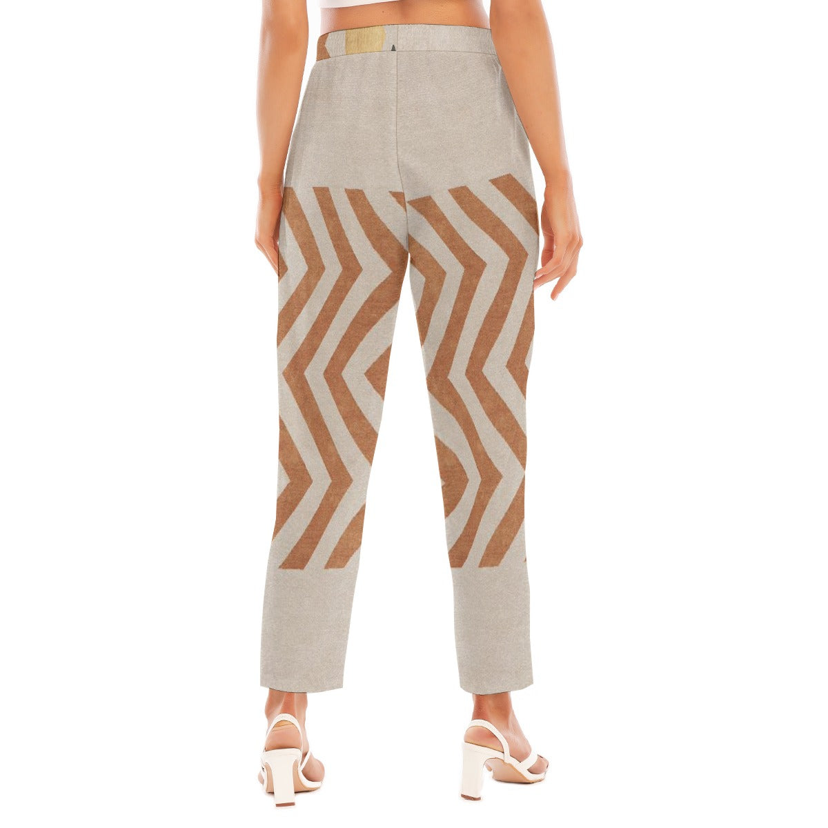 All-Over Print Women's Loose Straight-leg Pants