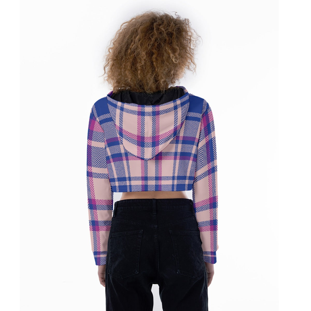 All-Over Print Women's Crop Top Hoodie