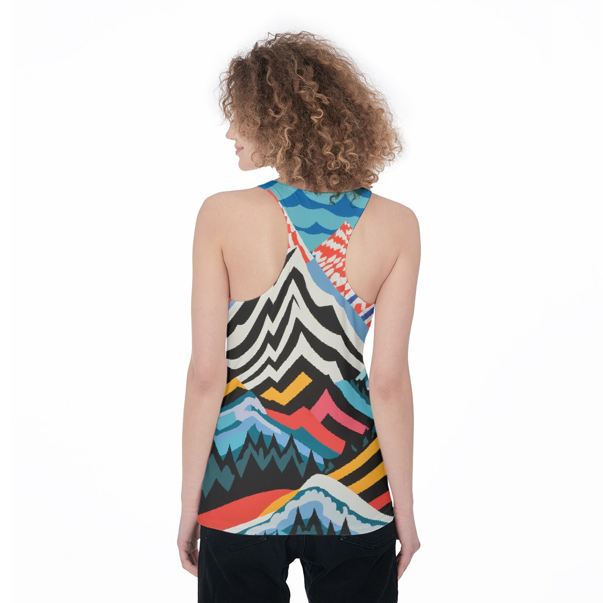 All-Over Print Women's Racerback Tank Top
