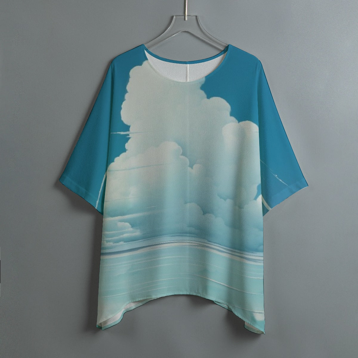 All-Over Print Women's Bat Sleeve Shirt