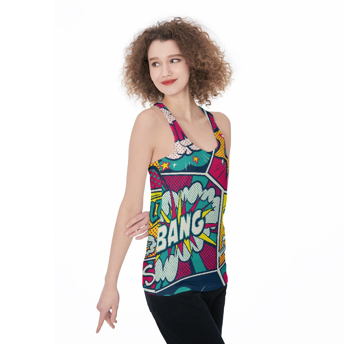 All-Over Print Women's Racerback Tank Top