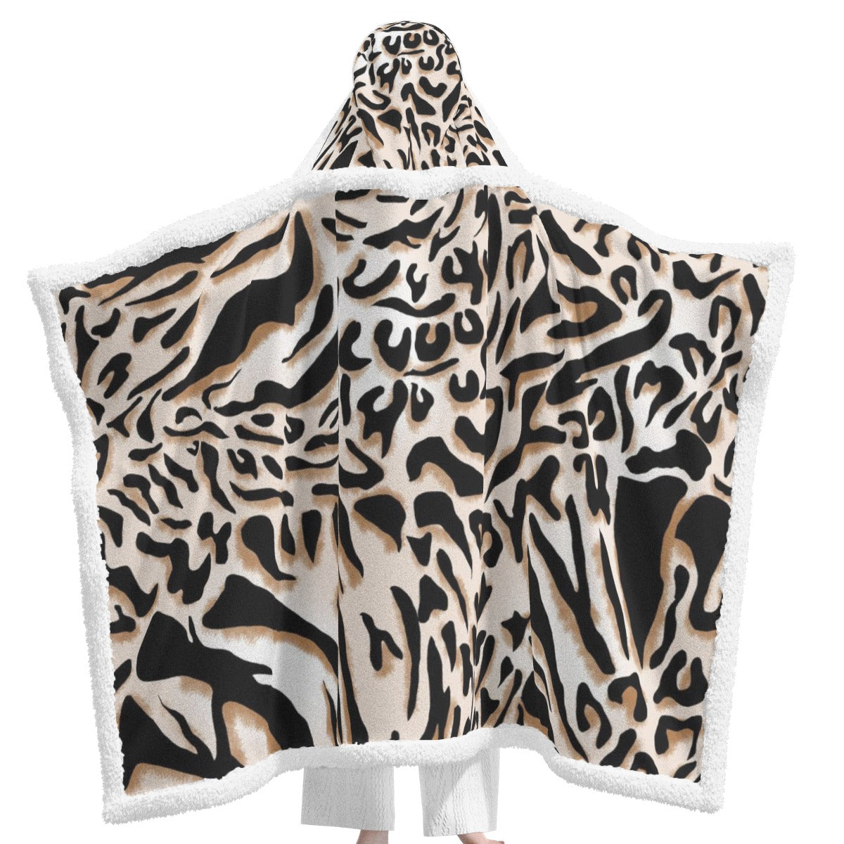 All-Over Print Unisex Wearable Hooded Blanket