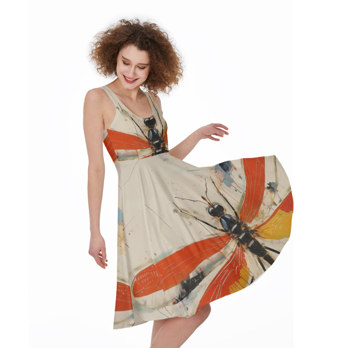 All-Over Print Women's Sleeveless Dress