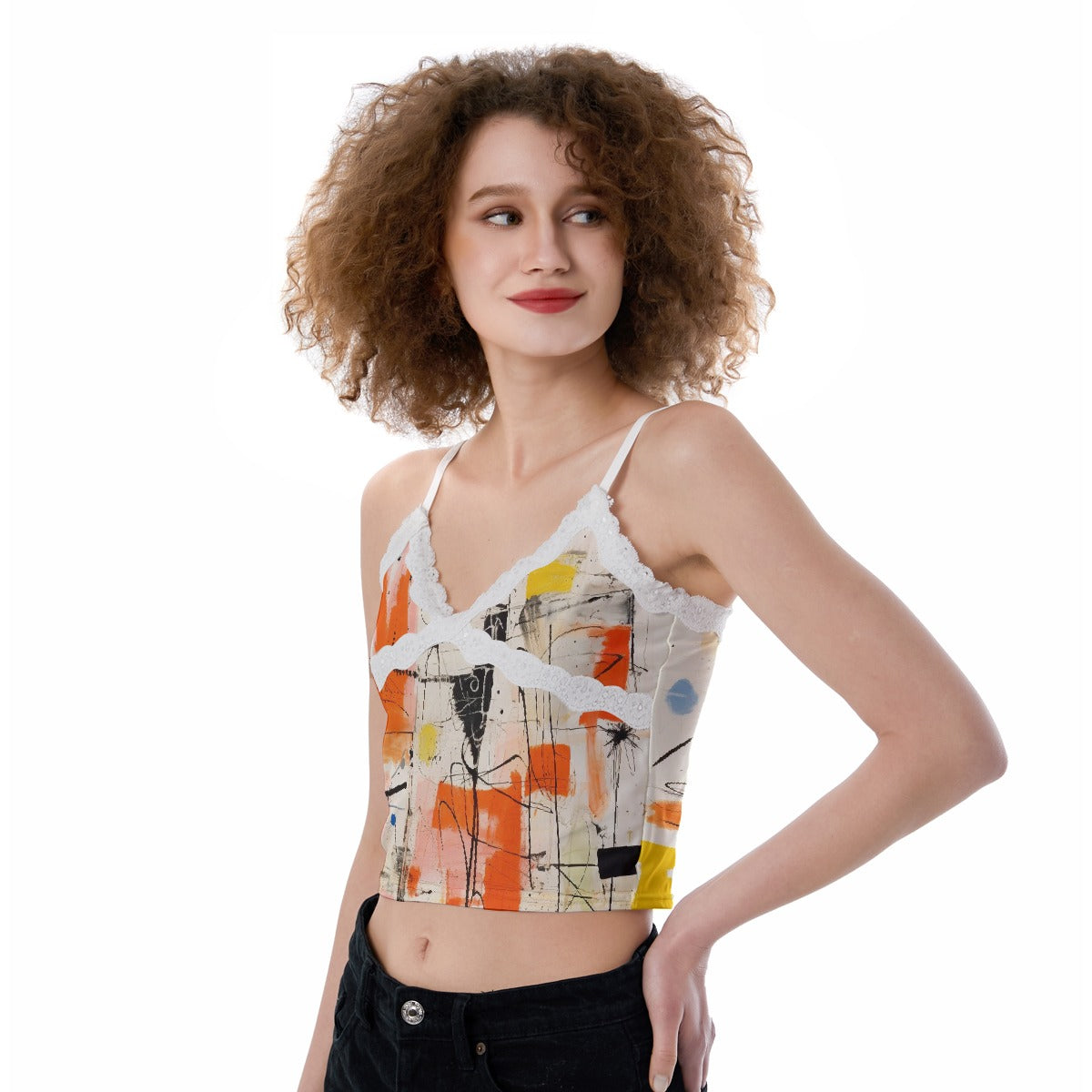 All-Over Print Women's Lace Camisole