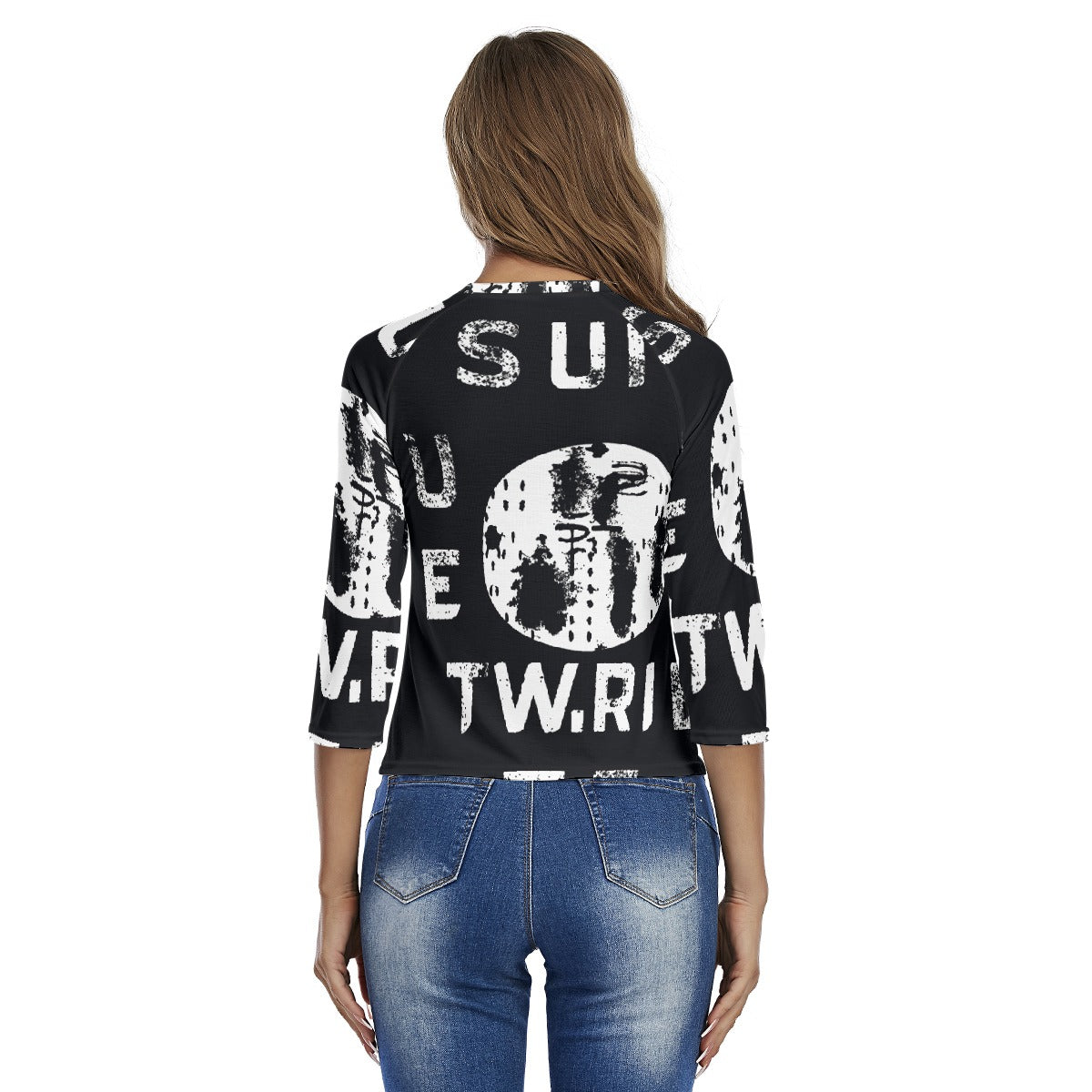 All-Over Print Women's Raglan Sleeves T-shirts