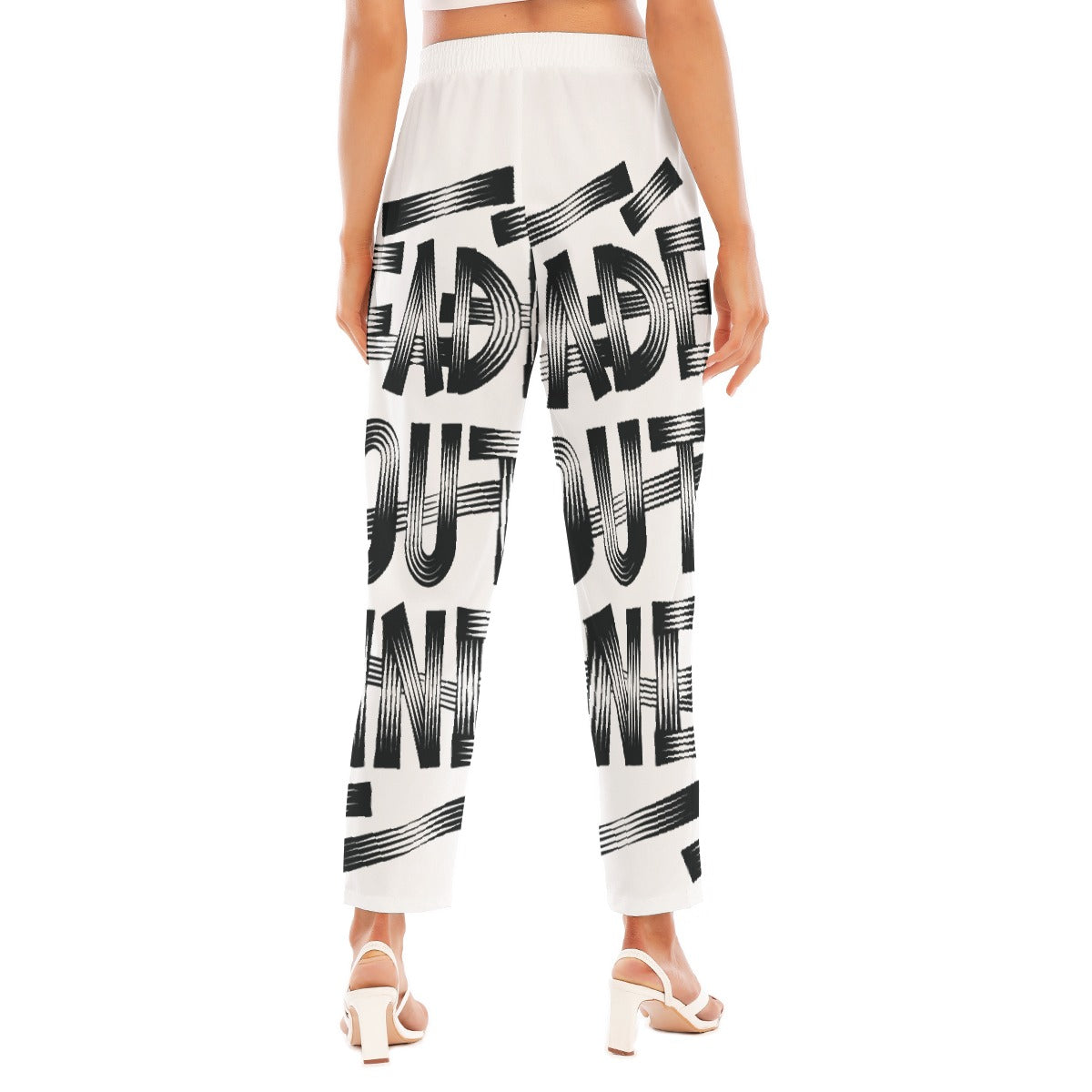 All-Over Print Women's Loose Straight-leg Pants