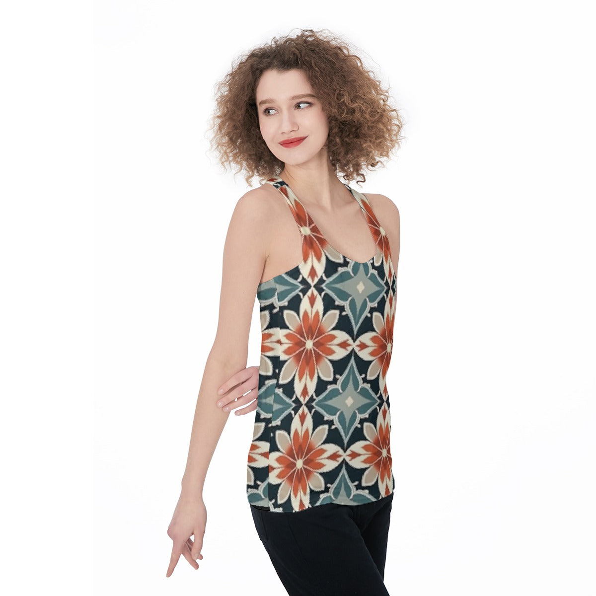 All-Over Print Women's Racerback Tank Top