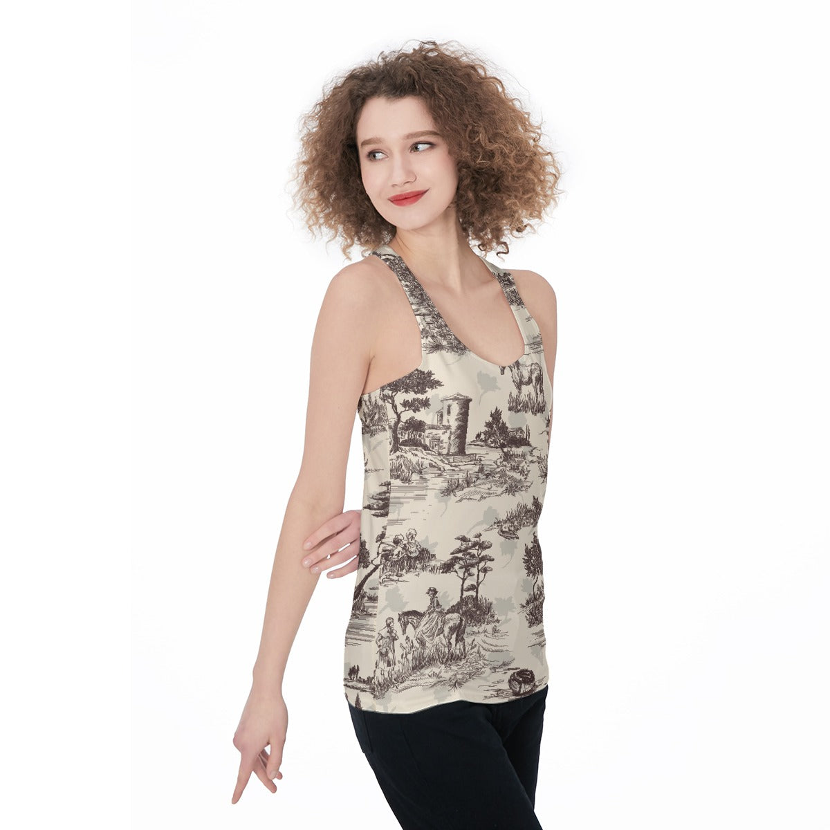 All-Over Print Women's Racerback Tank Top