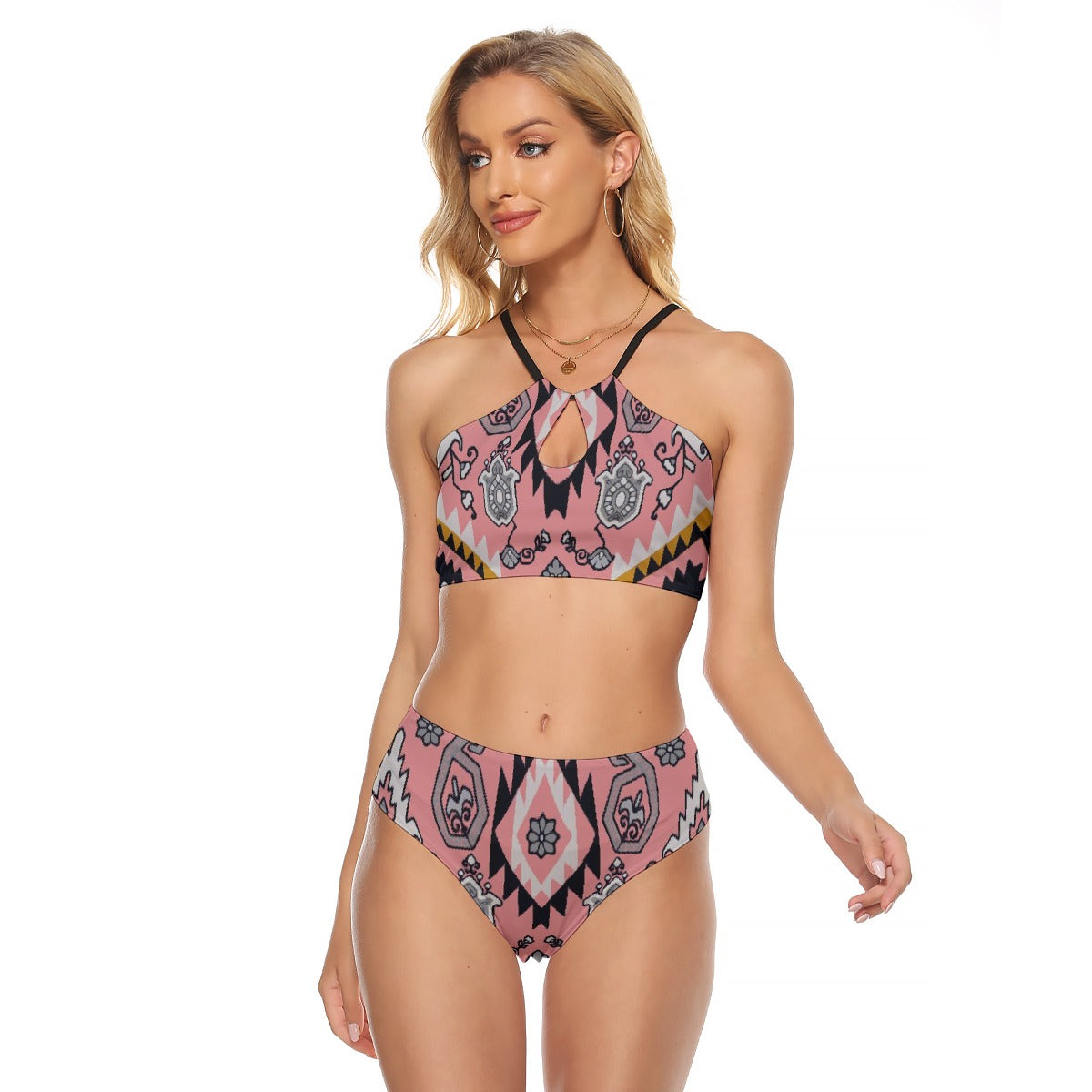 All-Over Print Women's Cami Keyhole One-piece Swimsuit