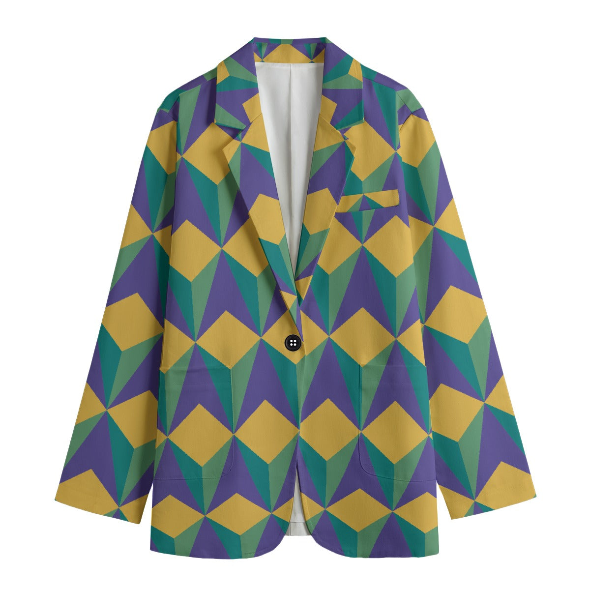 All-Over Print Women's Leisure Blazer