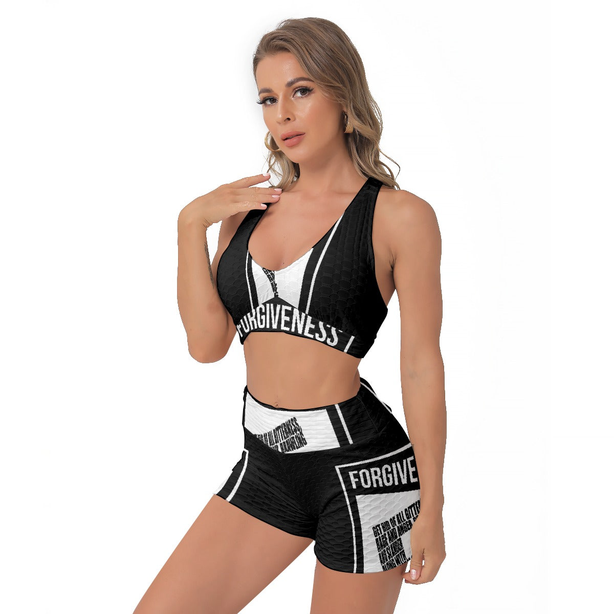 All-Over Print Women's Sports Bra Suit