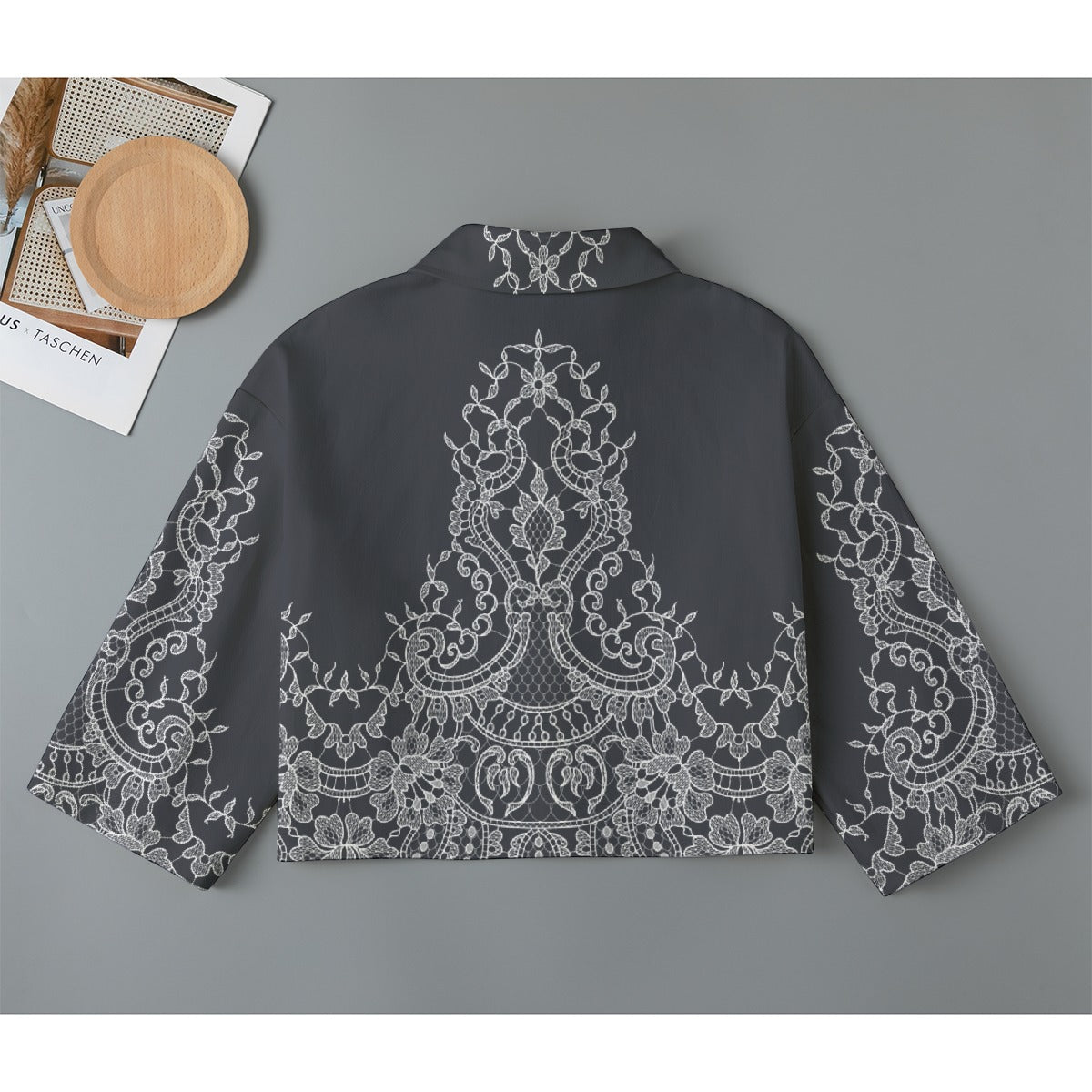 All-Over Print Women's Cropped Jacket | 245GSM Cotton