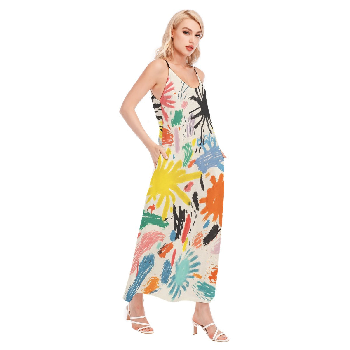 All-Over Print Women's Sling Dress