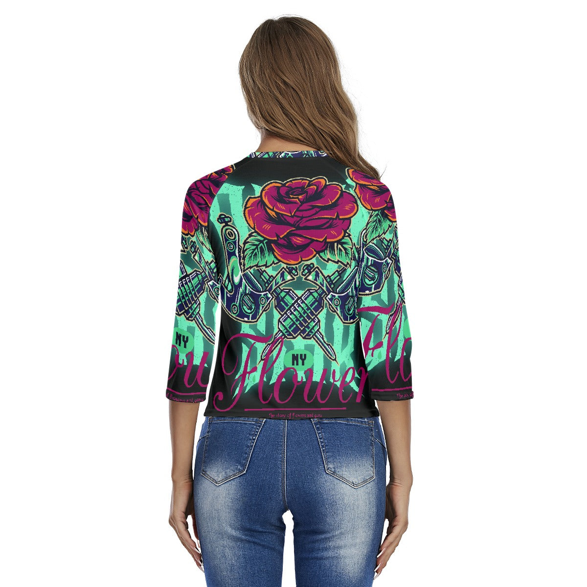 All-Over Print Women's Raglan Sleeves T-shirts