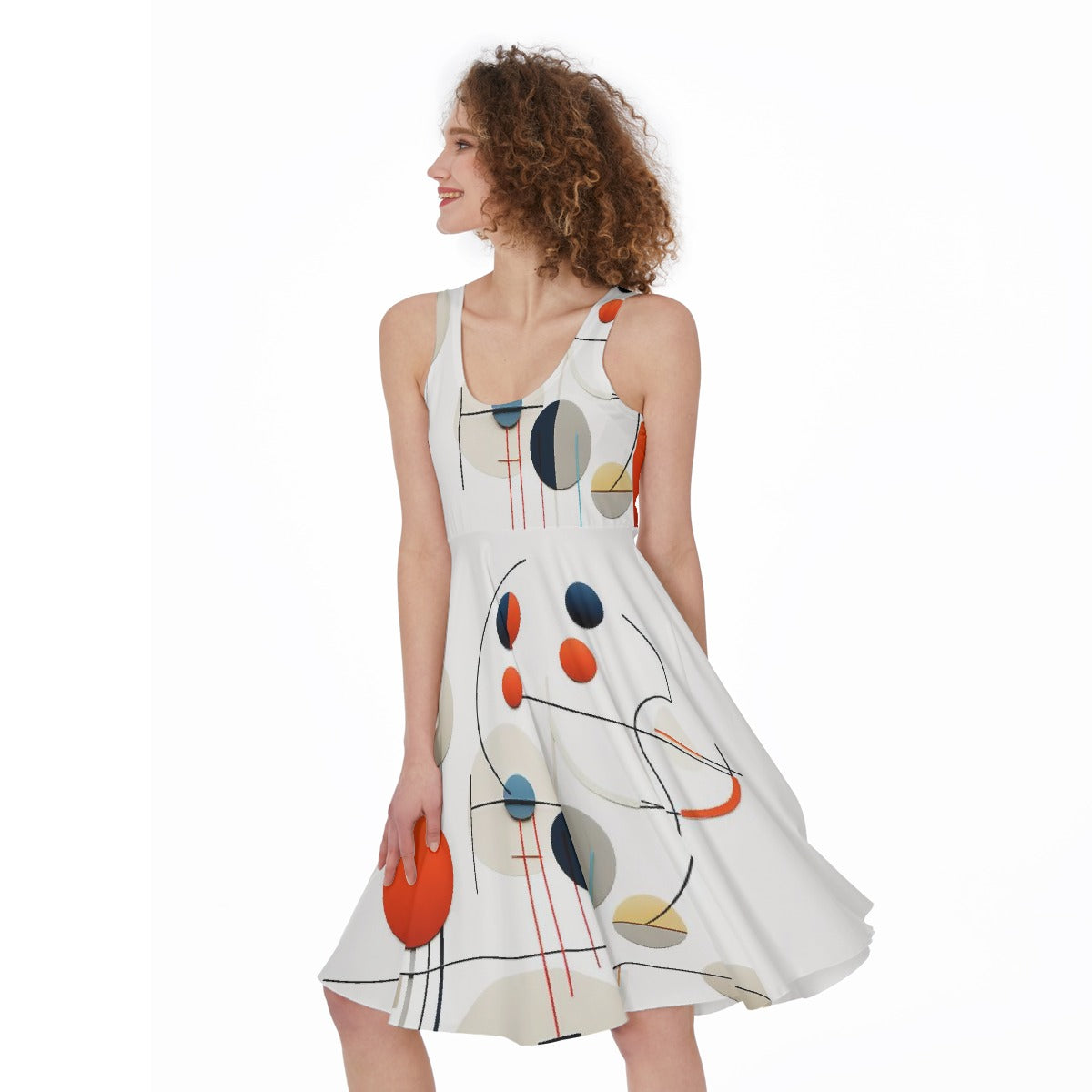 All-Over Print Women's Sleeveless Dress