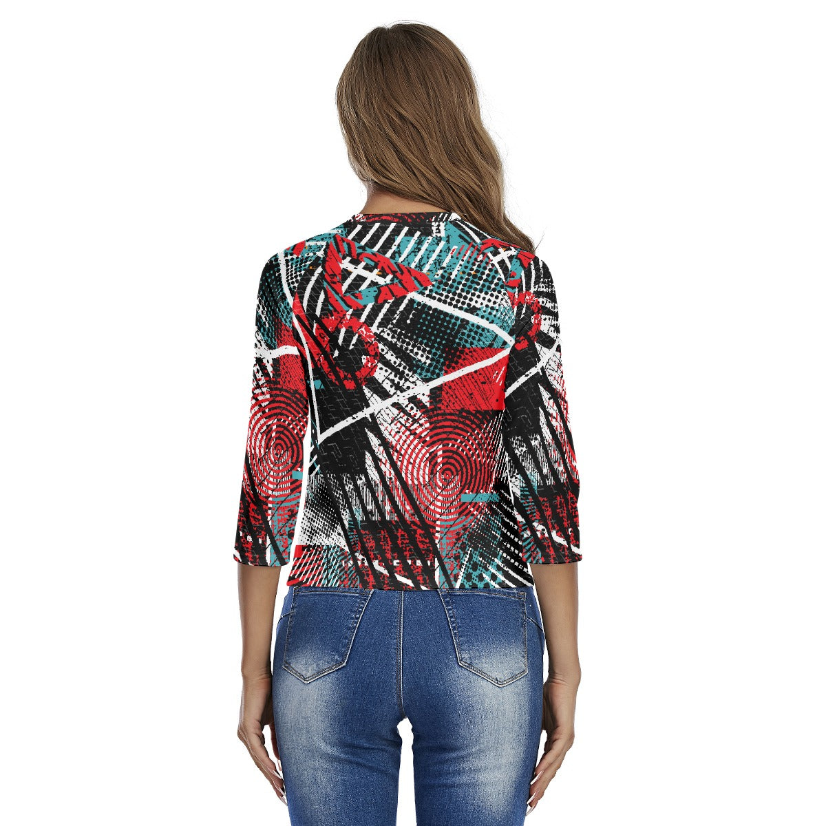 All-Over Print Women's Raglan Sleeves T-shirts