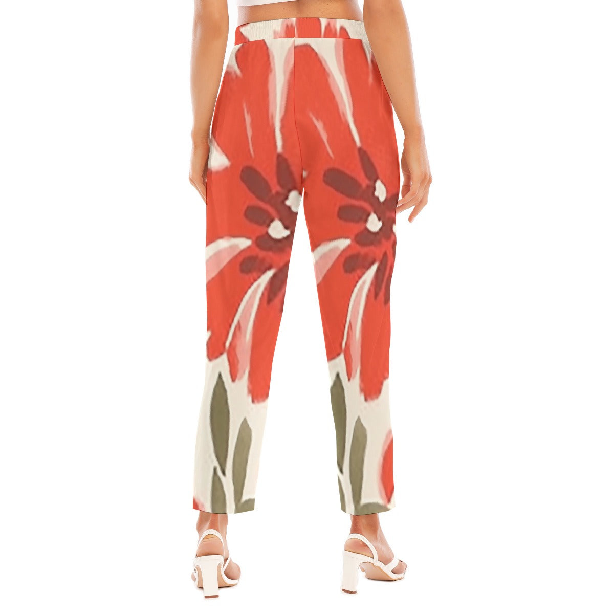 All-Over Print Women's Loose Straight-leg Pants
