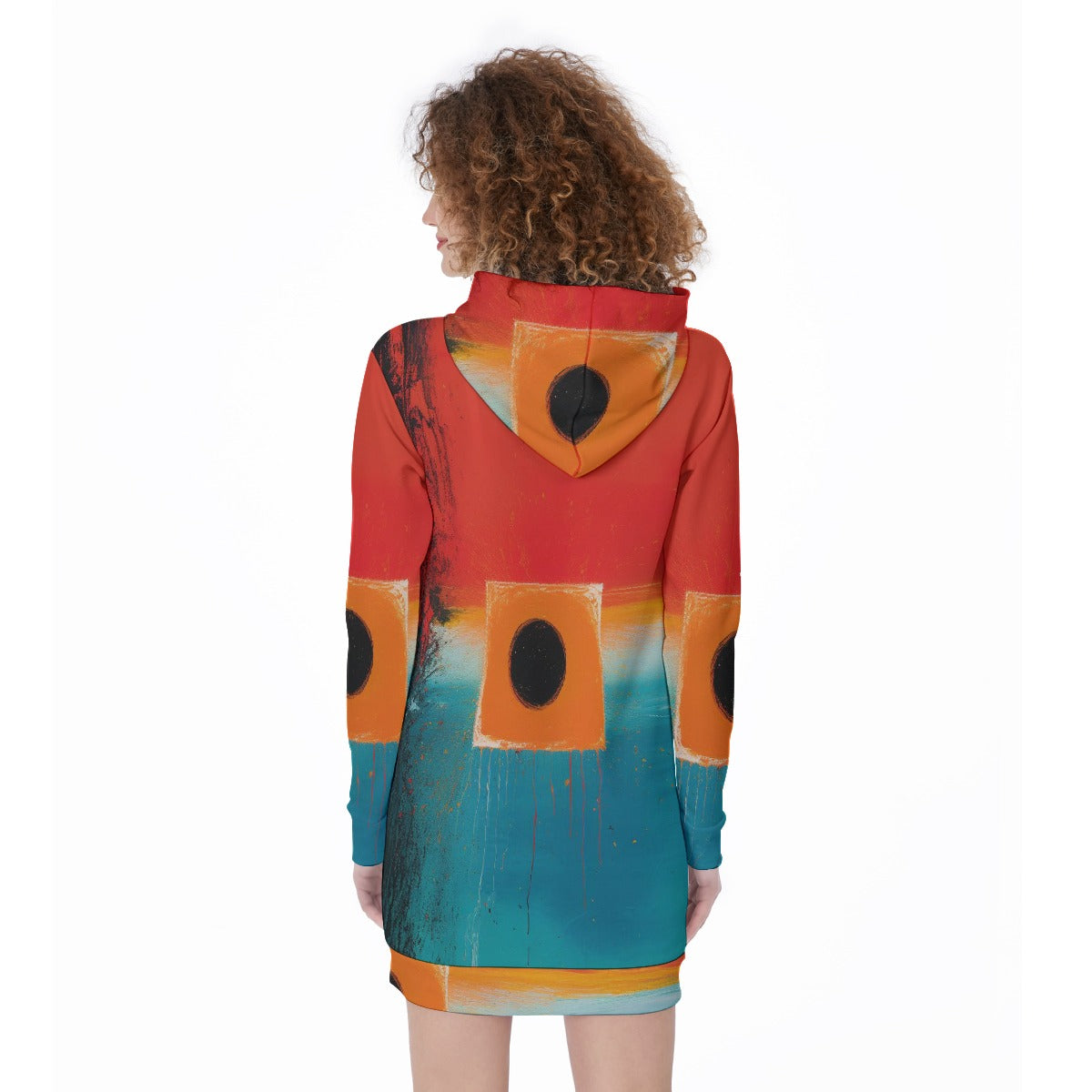 All-Over Print Women's Long Hoodie