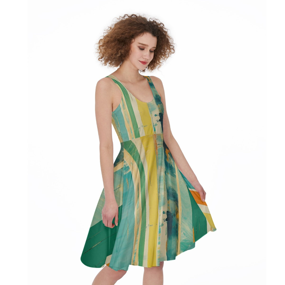 All-Over Print Women's Sleeveless Dress