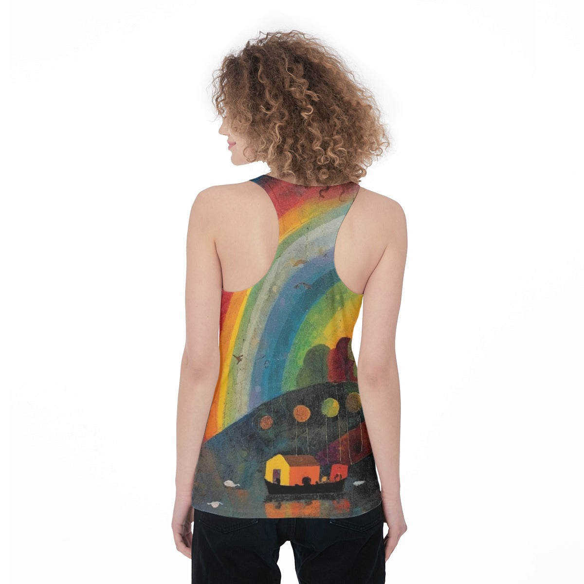 All-Over Print Women's Racerback Tank Top